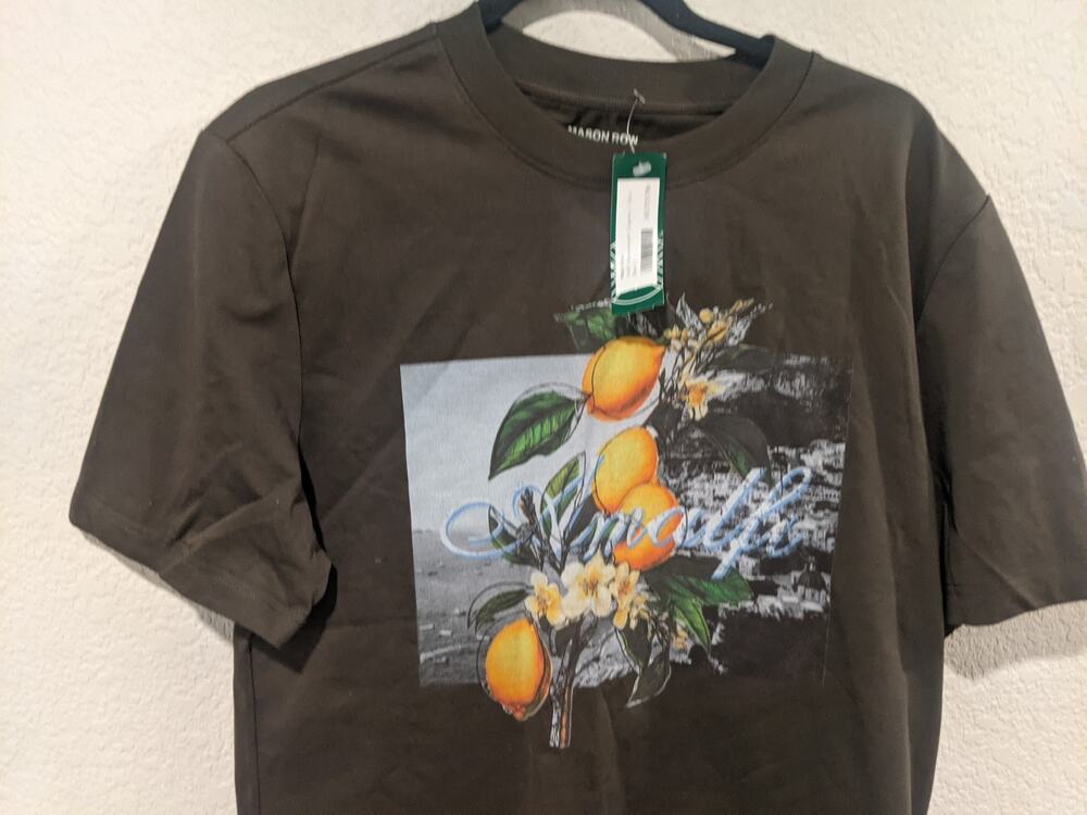 Mason Row Amalfi Heavyweight Graphic T Shirt Small NWT